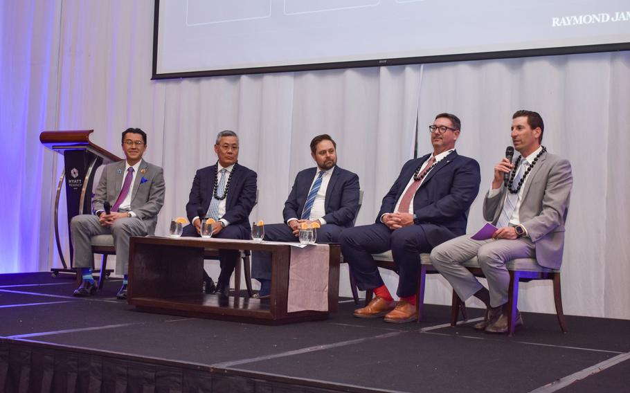 Panelists discuss alternative investments during the Inaugural Micronesia Investment & Retirement Plans Conference.