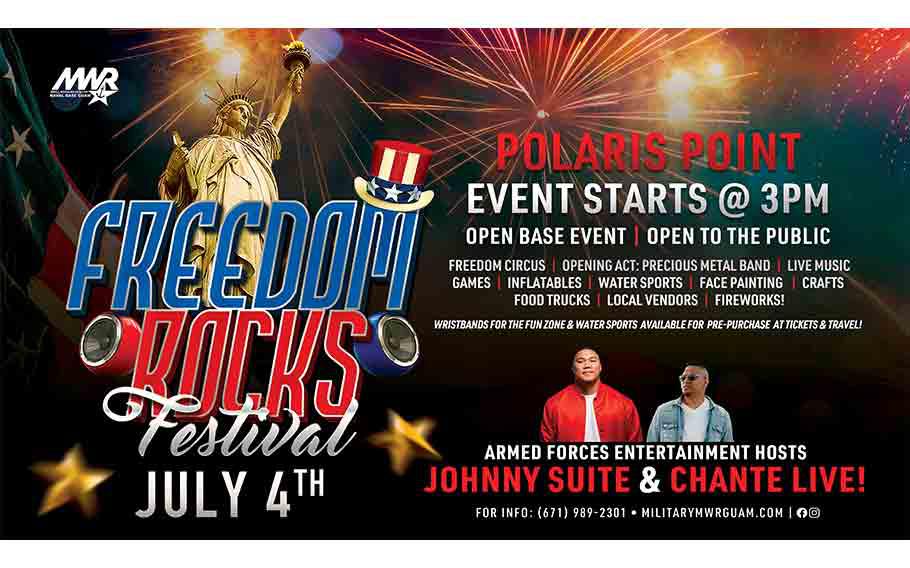 Freedom Rocks Festival flyer