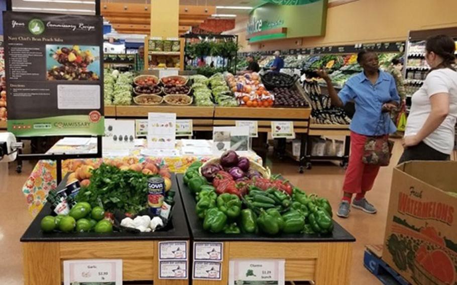 The commissary at Fort Knox, Kentucky, offers a front area display for better access of what nutrition experts call “better for you” foods. The commissary recently earned a task force’s recognition for its efforts in increasing the quality of life of soldiers and their family members through better nutrition (Photo by: Eric Pilgrim, Fort Knox, Kentucky).