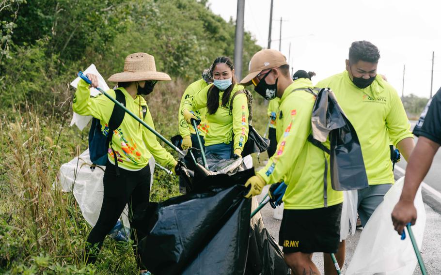 Members of the Guam Green Growth Conservation Corps will be engaged in education and development modules for five months including work in renewable energy, zero waste, watershed restoration, endangered species preservation, agriculture, aquaculture, circular economy, invasive species removal, and more. Photos courtesy of University of Guam