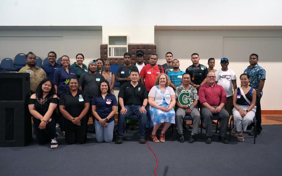 Presenters and attendees of the Farmer Focus Conference held on July 28 on the College of Micronesia-FSM campus in Pohnpei in partnership with the University of Guam. Photos courtesy of University of Guam