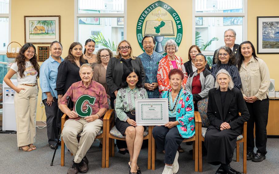 Dr. Judith Guthertz was formally conferred the title of Vice President Emerita in the Society of Emeritus Professors & Retired Scholars (SEPRS) during a recognition ceremony held on January 28, 2025, at the University of Guam President’s Office.