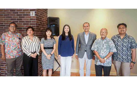 Photo Of Three University of Guam students were recently awarded $2,000 scholarships from the Felix M. and Governor Carlos G. Camacho Scholarship Foundation.