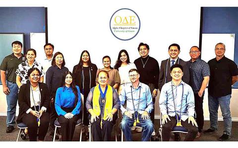 Photo Of The Omicron Delta Epsilon (ODE) International Honor Society for Economics-Alpha Chapter of Guam at the University of Guam (ODE-UOG Chapter) welcomed six new members at an induction ceremony.