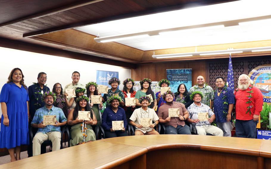 The Guam Green Growth Conservation Corps celebrated the graduation of fourth cohort at a ceremony held at Adelup.