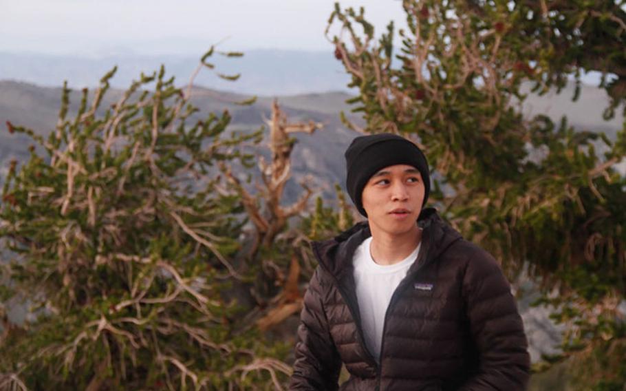 University of Guam student Kyle Dahilig in White Mountains, Calif., as a part of the Doris Duke Conservation Scholars Program through the University of California, Santa Cruz, in July 2021. Dahilig was selected in 2021 for the multi-year environmental research program and, as of May, has been named a Udall Scholar as well. Both programs recognize and support students with leadership potential in addressing environmental concerns. Photos courtesy of Kyle Dahilig