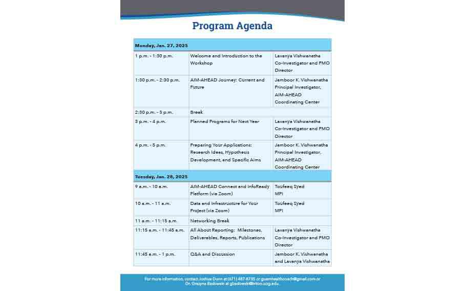 Program Agenda