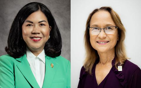 Photo Of Photo of Dr. Anita Borja Enriquez, UOG President and Photo of Dr. Alicia Aguon, Dean of the School of Education