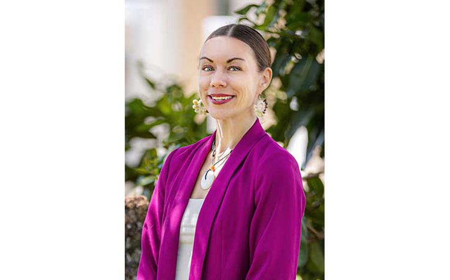 Victoria-Lola Leon Guerrero is photographed at the University of Guam on March 8, 2023.