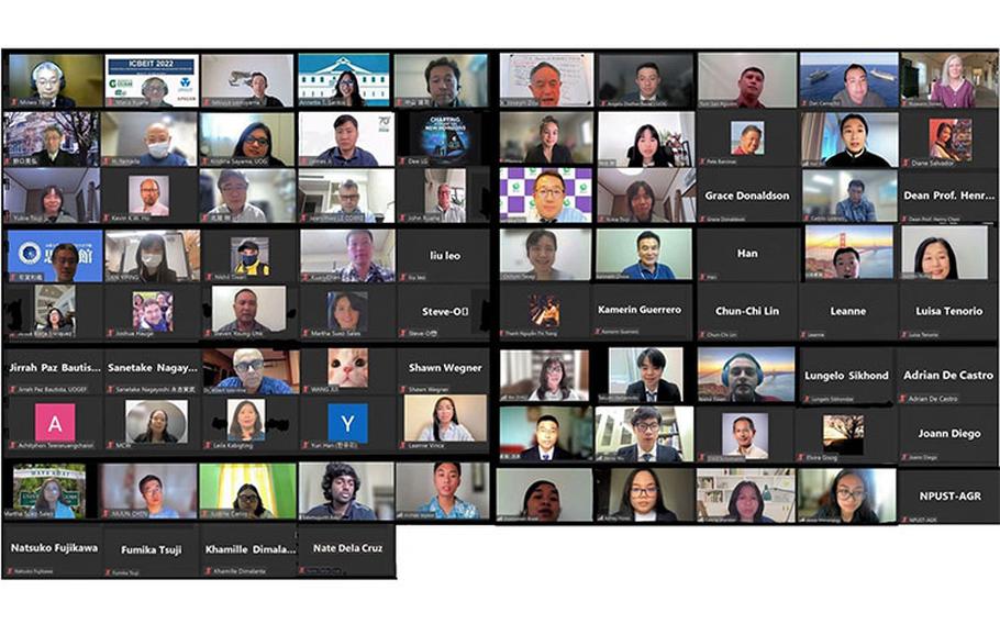 Photo by University of Guam: More than 100 participants from 17 universities in Taiwan, China, and Japan joined the University of Guam School of Business and Public Administration virtually on March 17 and 18 for its 16th annual International Conference on Business, Economics & Information Technology.