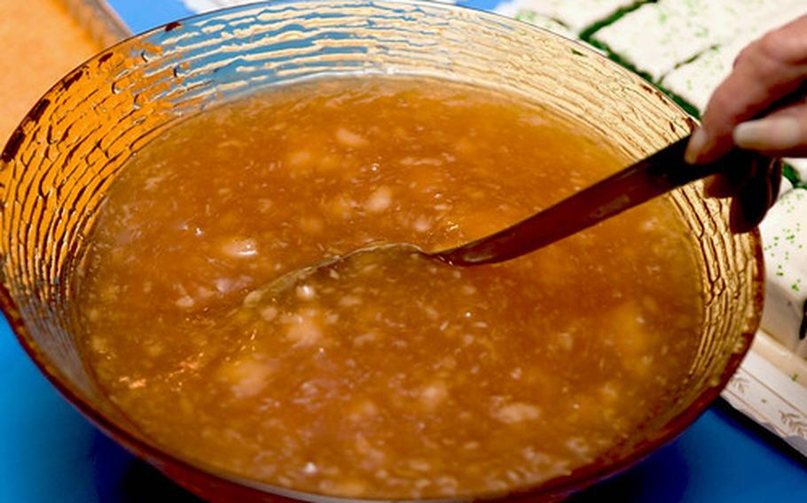 Caramelized ahu with the chewy young coconut morsels. Victor Consaga