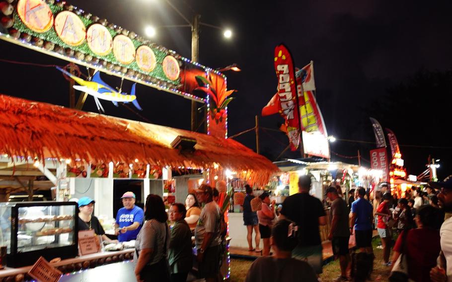 The 25th Annual Taste of The Marianas International Food Festival is held every Saturday evening.
