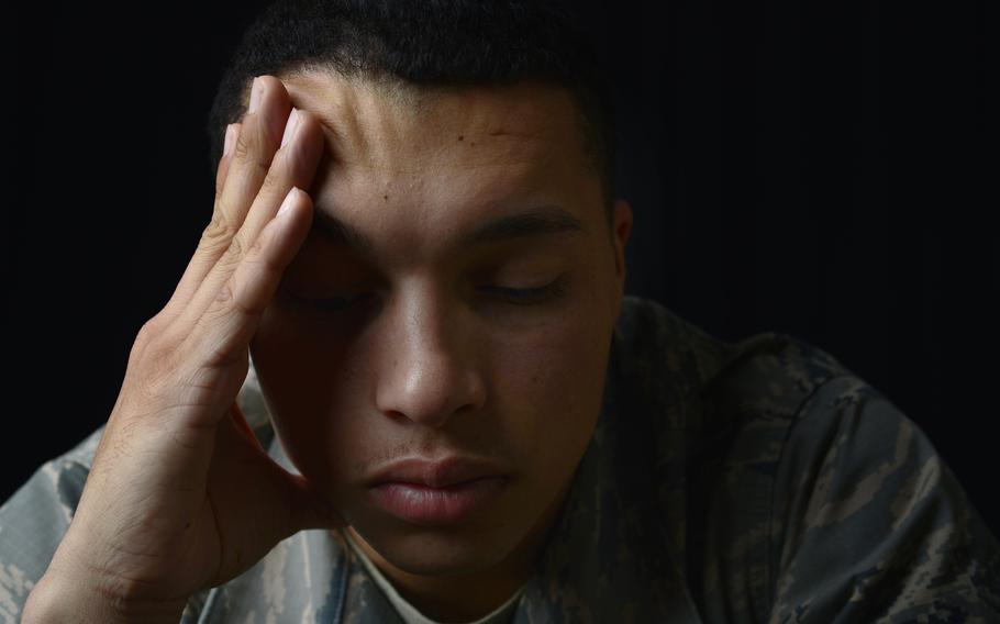 Post-traumatic stress disorder is commonly associated with combat-related trauma, but service members may not know that PTSD can also be caused by many noncombat-related experiences. These noncombat-related trauma include car accidents, mass shootings, natural disasters, physical, sexual, and emotional abuse. (Photo credit: Senior Airman Christian Clausen, Creech AFB)