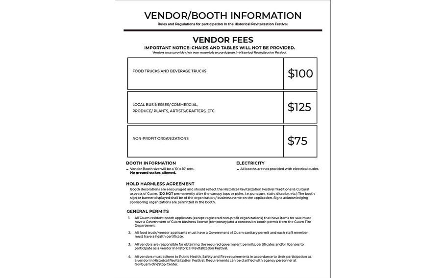 flyer promoting the event.