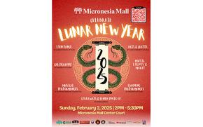 flyuer promoting lunar new year at Micronesia Mall.