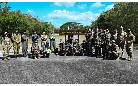 Photo Of The international observers pose for a group photo on Tinian, Feb. 13, 2024. As part of Cope North 24, this visit showcased to Allies and partners how the U.S. Air Force is constantly validating new warfighting concepts and refining its ability to meet new challenges in dynamic environments.