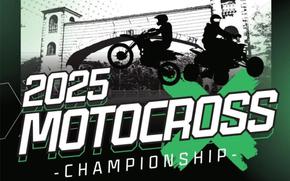 flyer promoting the championship. A photo of two riders jumping is used.