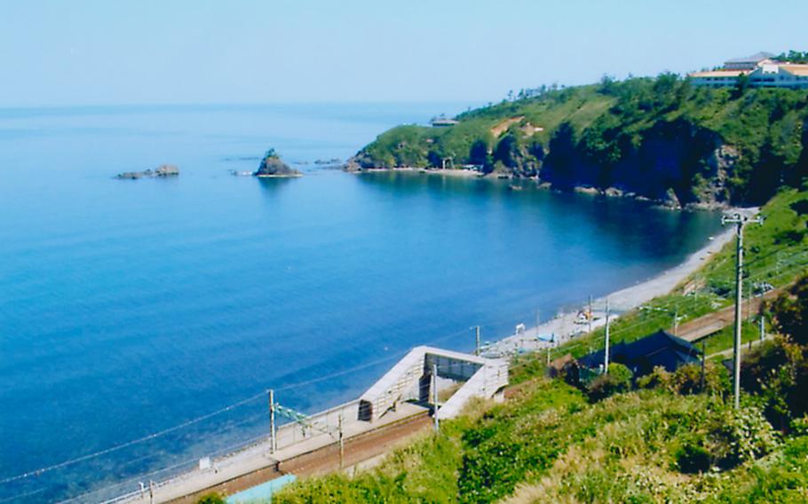 ocean view from the point.