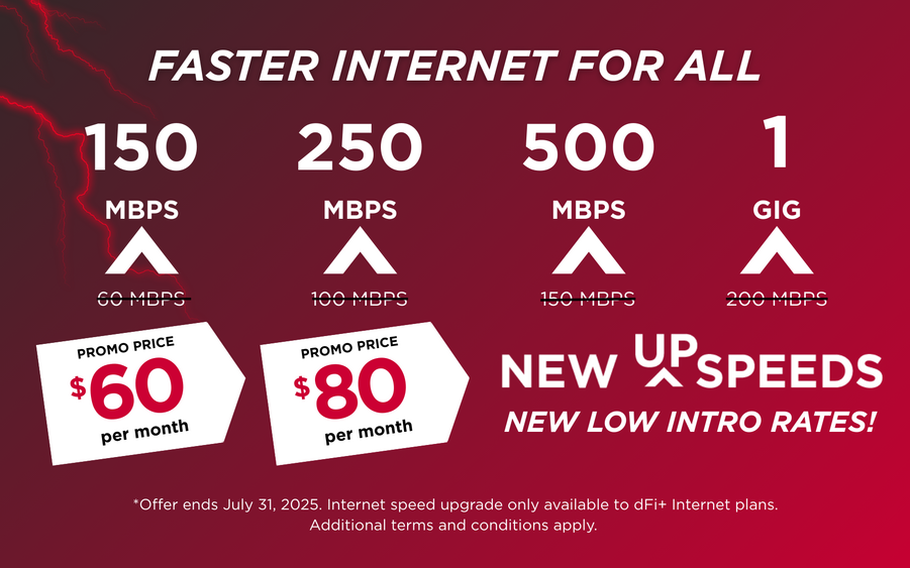 explanation about faster internet for all.