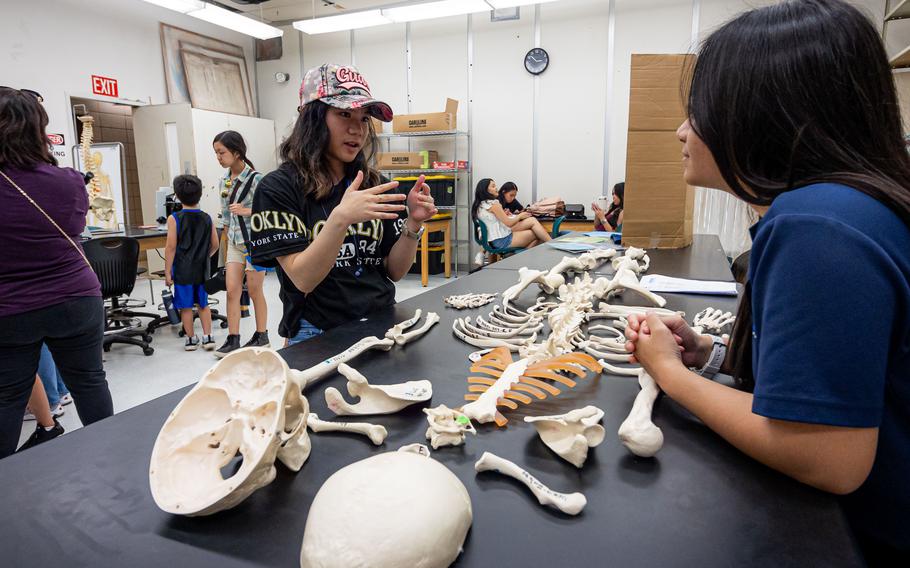 The College of Natural and Applied Sciences showcases science programs to students on field trips at the 56th Charter Day at the University of Guam on Thursday, March 7.