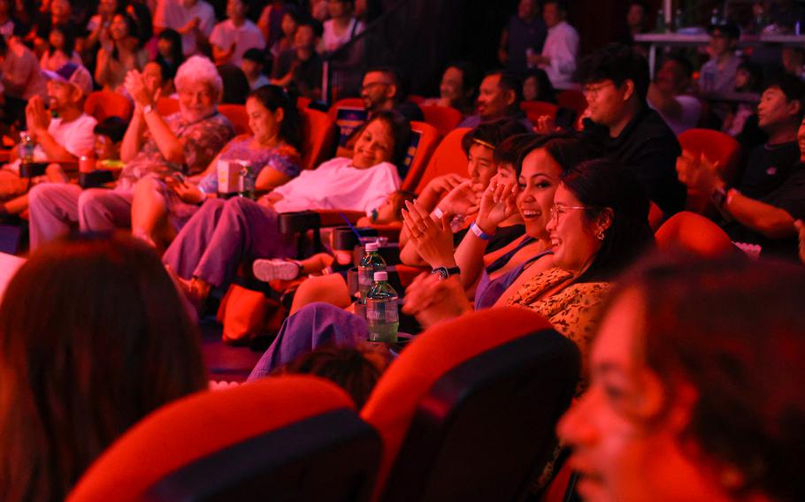 Audience – “Families sit wide-eyed in their seats, their faces lit up with excitement and wonder as they watch incredible acrobats, daring artists, and hilarious clown acts put on an unforgettable circus show.