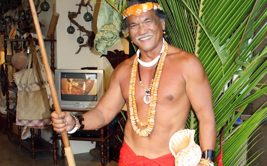a Chamoru villave man pose for a photo.