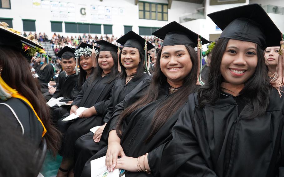 The University of Guam’s second cohort of Master of Accountancy graduates: (from left) Reggie Borbon, Shennaleen Braiel, Katelyn Cirilo, Rosa Pugay, Isabella Sablan, and Dona Silang. The program has graduated 30 students since its launch in 2022.