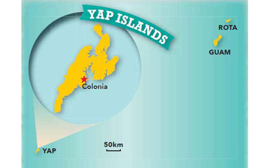 map of Yap.