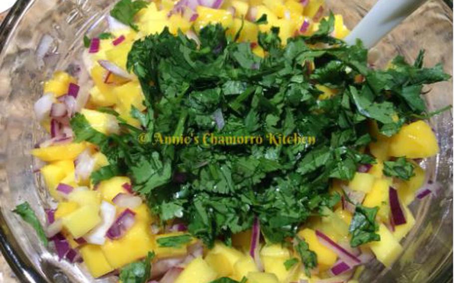 Add the cilantro.
