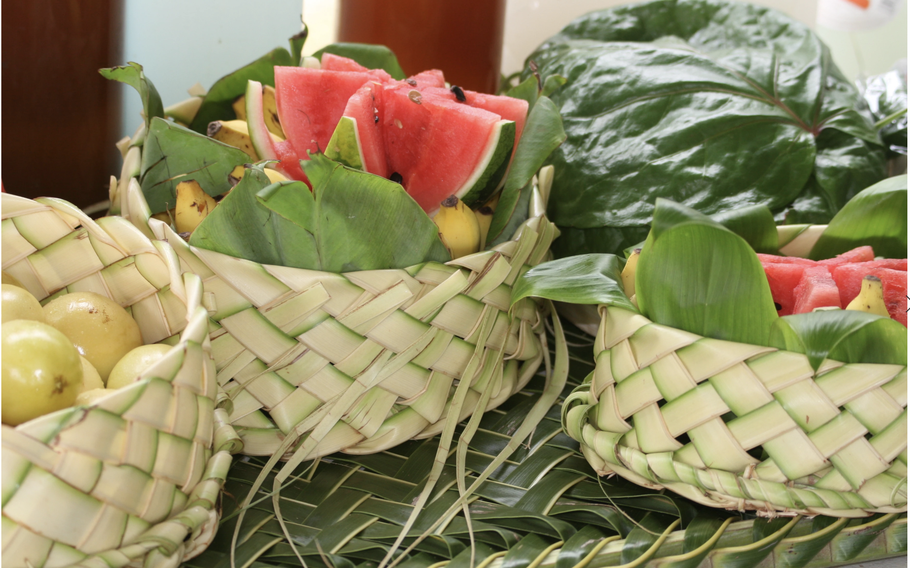 Yapese fruit baskets.