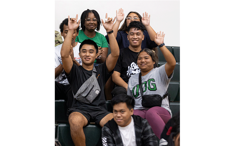 New students attend orientation at the Calvo Field House at the University of Guam on August 12, 2024. UOG is extending the period to register for the Fanuchånan (Fall) 2024 semester through August 23.