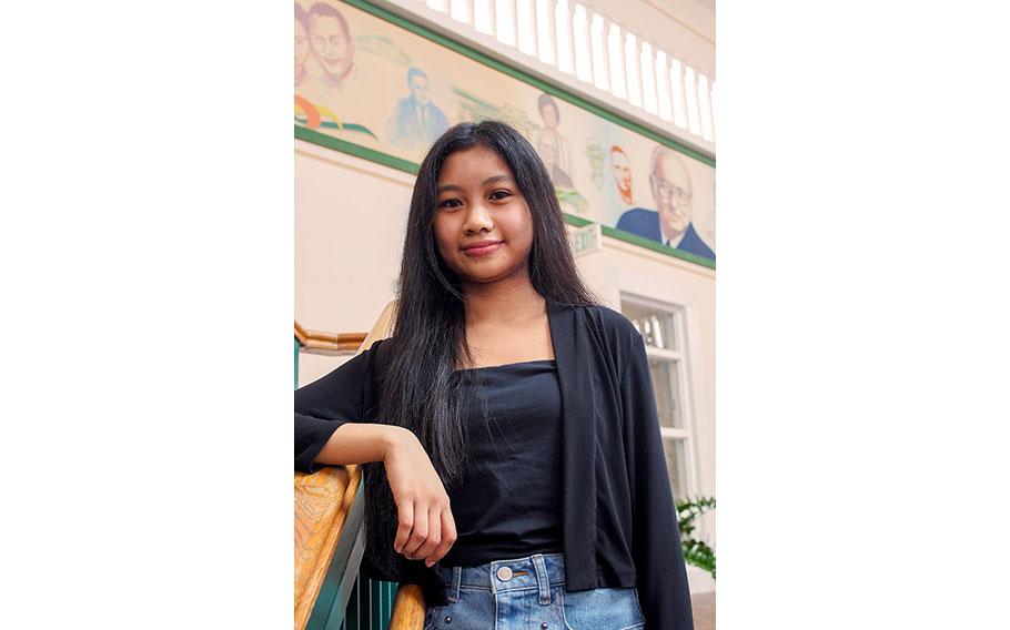 Frances Pakingan poses for a photo.