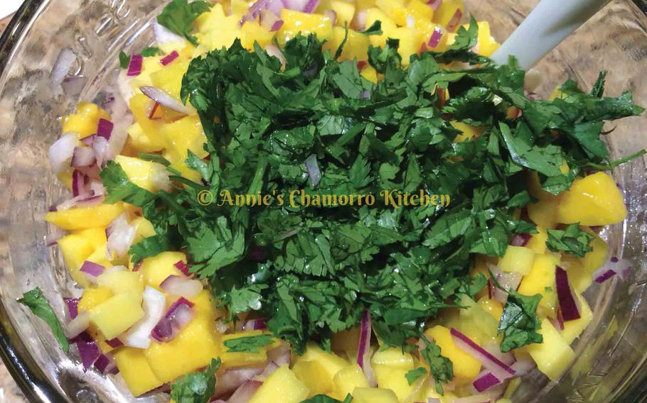 Add the cilantro.