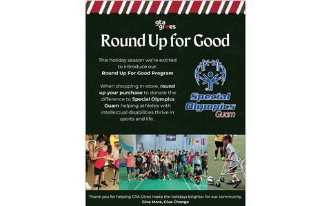 Photo Of flyer promoting special olympics guam. phots taken previous years are used.