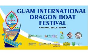 Flyer promoting 6th Guam International Dragon Boat Festival. About 10 sponsors’ names are on it.