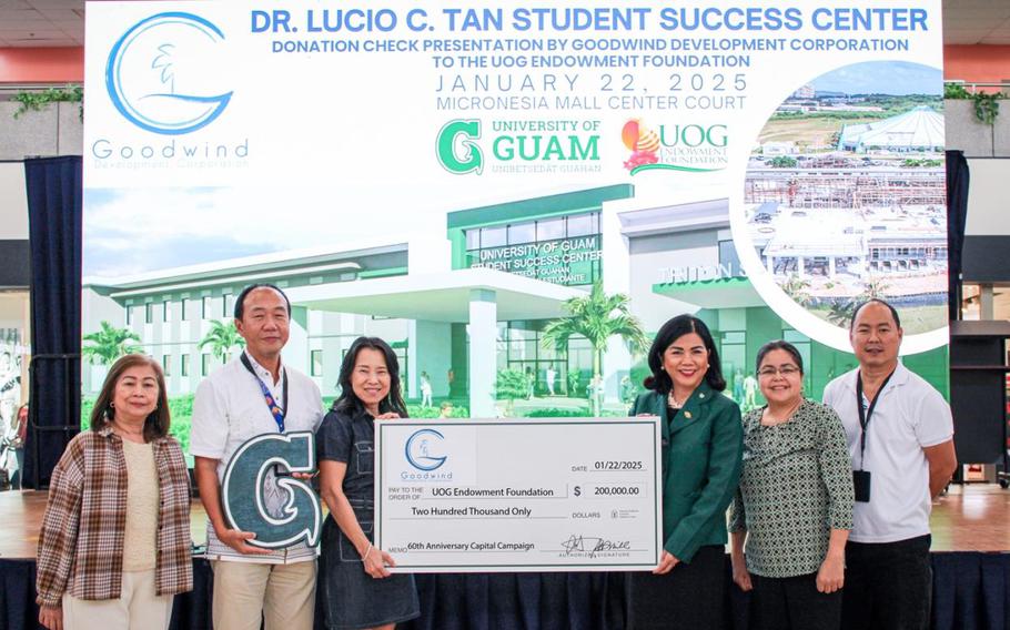 University of Guam and GDC pose for a photo.