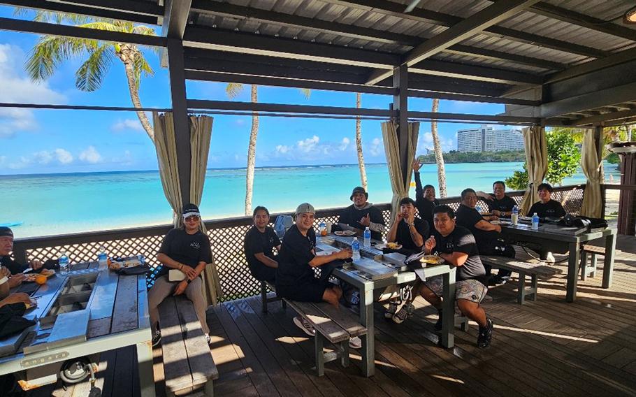 Breakfast at Dusit Beach’s Beach House Grill was provided after the beach cleanup for all participants. 