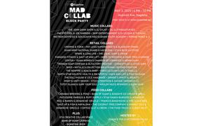 flyer promoting the party.