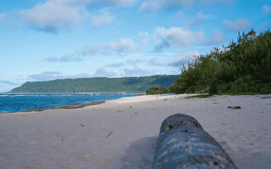 View from Naval Base Guam. 