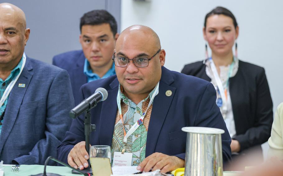 Guam Green Growth Steering Committee Co-chairs Lt. Governor Joshua Tenorio and Dr. Austin Shelton participated in various activities at the United Nations Conference on Small Island Developing States (SIDS) in Antigua and Barbuda.