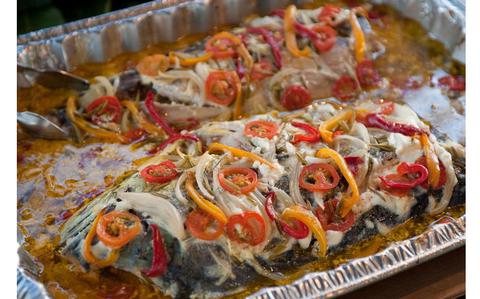 Photo Of Guam Kitchen: BBQing fish the Chamorro way