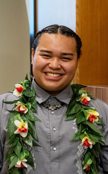 Devin Calvo Santos, Student Regent, University of Guam Board of Regents.