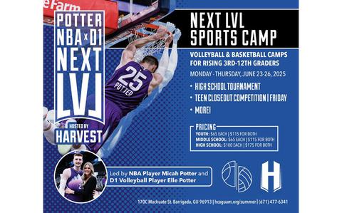 Photo Of Fun on Guam: Potter NBA x D1 Next LVL Sports Campnext lvl sports camp on June 23-26