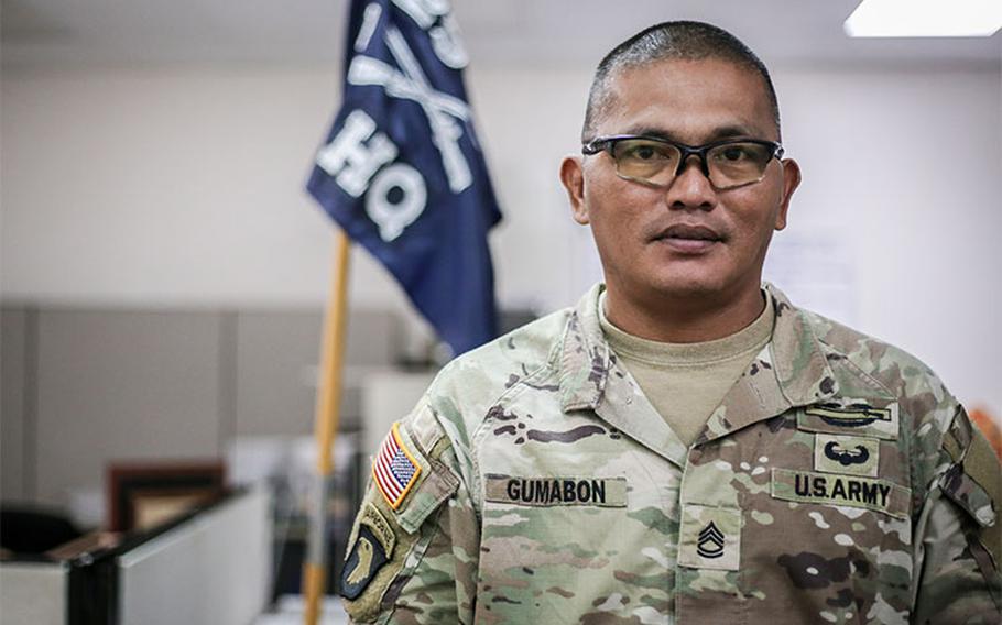 Sgt. 1st Class James Gumabon, readiness noncommissioned officer for Hilitai Company, 1-294th Infantry Regiment, Guam National Guard, rescues an adrift vessel on his day off on Oct. 12.