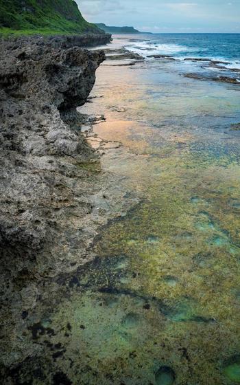 picturesque cliff in Mangilao