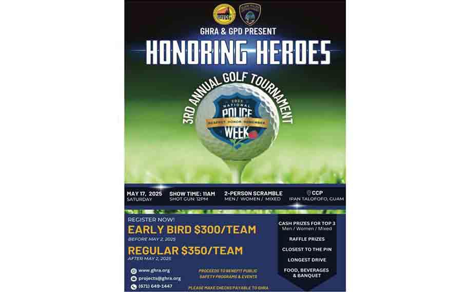 3rd annual golf tournament flyer