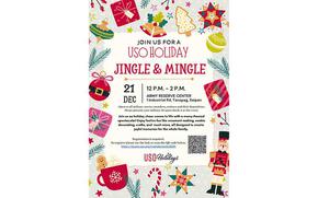 Holiday Jingle & Mingle flyer