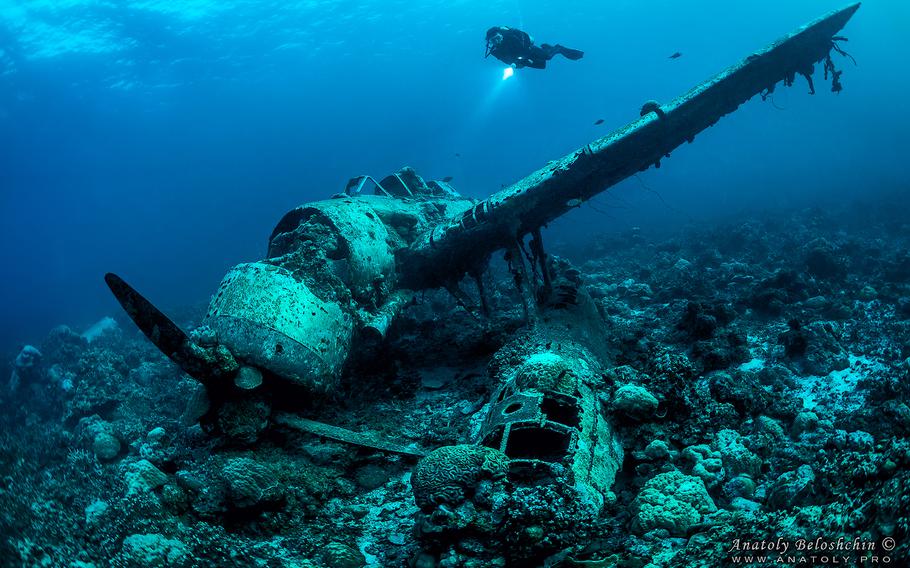 sunk aircraft