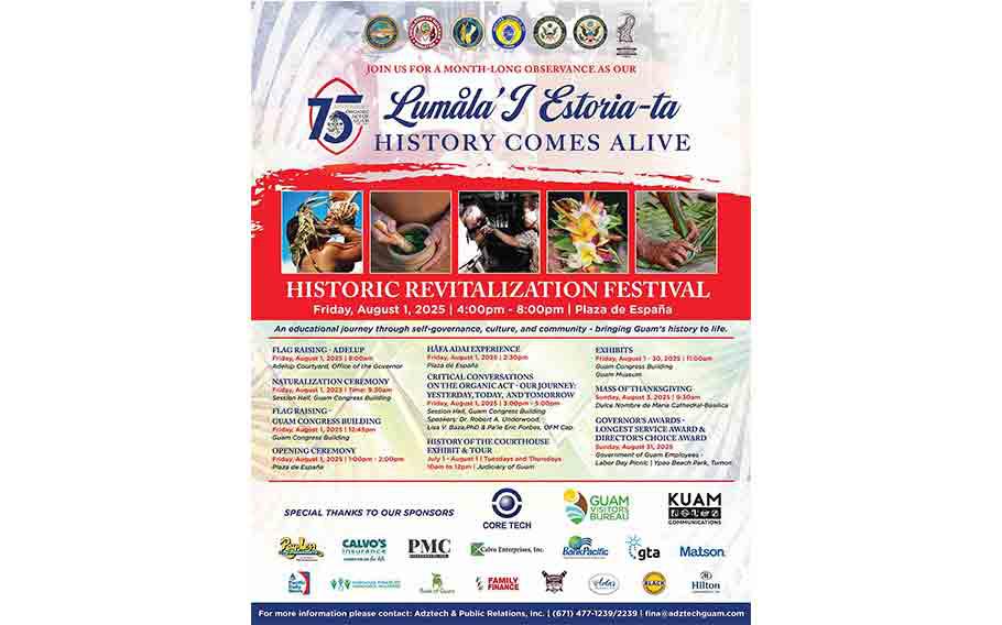 History Comes Alive – Luma’la i Estoria-ta flyer