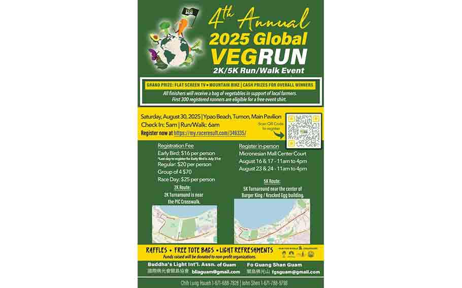 4th Annual Veg Run flyer